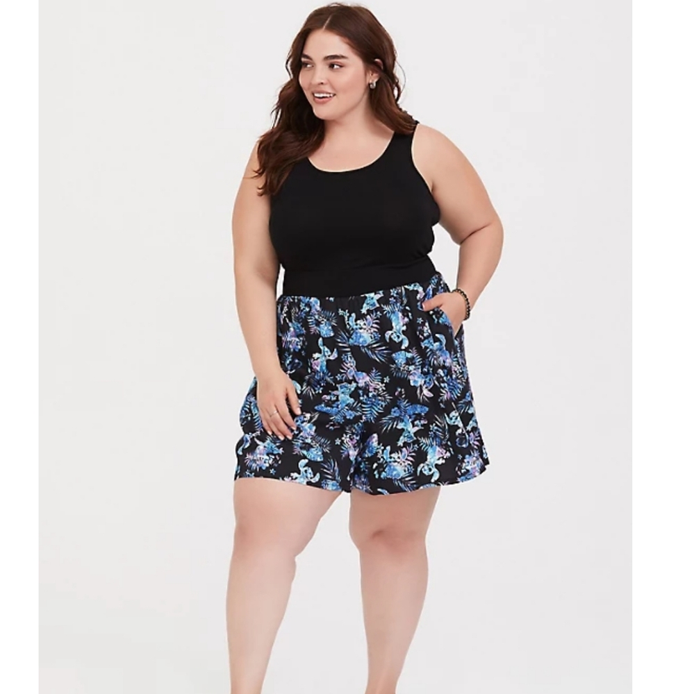 NWT Torrid Disney Lilo Stitch Jumper short